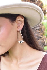 Handmade Balloon Opal & Sterling Silver Post Stud Earrings for Women