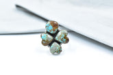 Handmade Number 8 Turquoise & Sterling Silver Adjustable Ring
