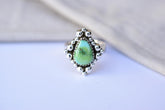 Handmade Sonoran Mountain Turquoise & Sterling Silver Adjustable Ring