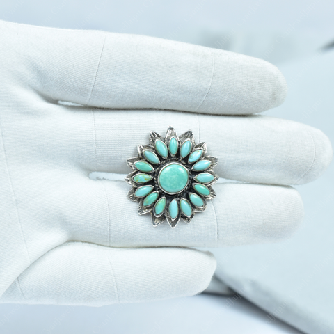 Handmade Turquoise 925 Sterling Silver Ring