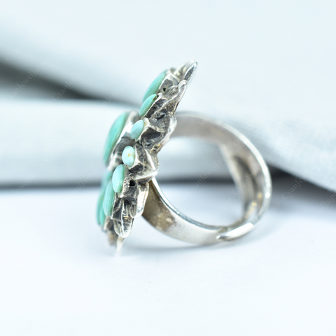 Handmade Turquoise 925 Sterling Silver Ring