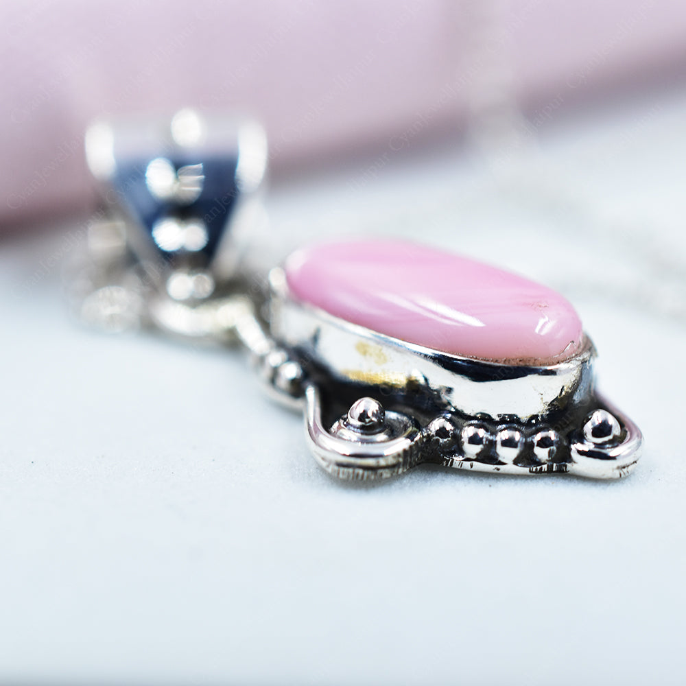 Pink Conch Pendant | 925 Sterling Silver Pendants For Women