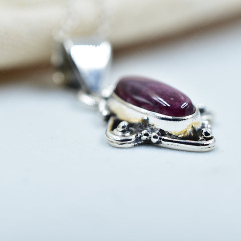 Purple Spiny Oyster Pendant | 925 Sterling Silver