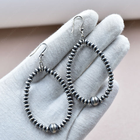Handmade 3MM Pearl 925 Sterling Silver Earring