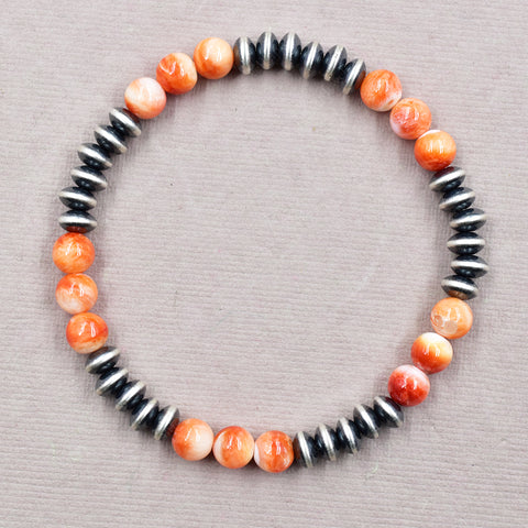 Spiny Oyster Turquoise Bracelet | 925 Sterling Silver