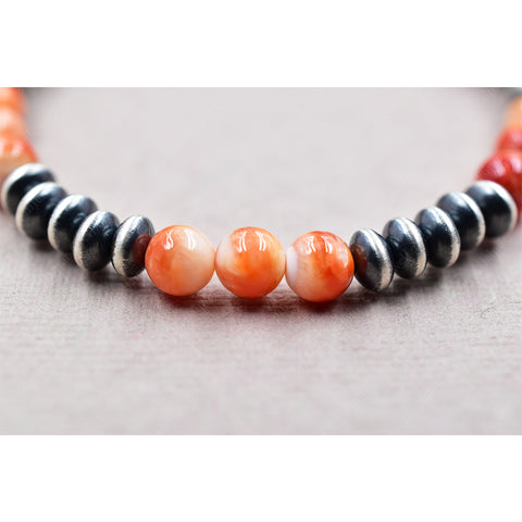Spiny Oyster Turquoise Bracelet | 925 Sterling Silver