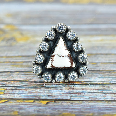 Wild Horse & Cubic Zircon Ring