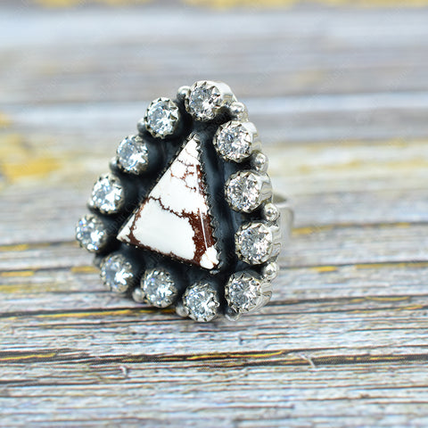 Wild Horse & Cubic Zircon Ring