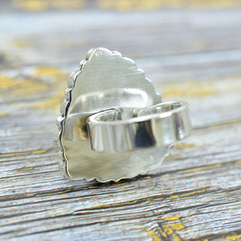 Black Onyx & Wild Horse  Ring