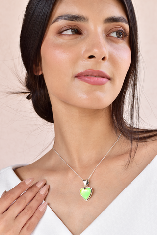 Handmade Aurora Opal 925 Sterling Silver Pendant