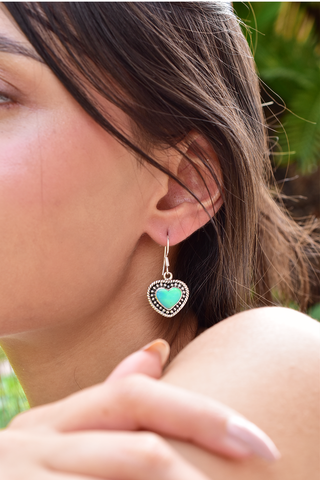 Handmade Aurora Opal 925 Sterling Silver Earring