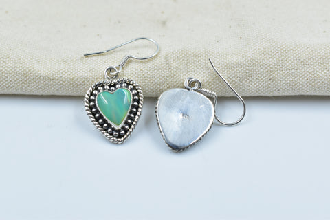 Handmade Aurora Opal 925 Sterling Silver Earring
