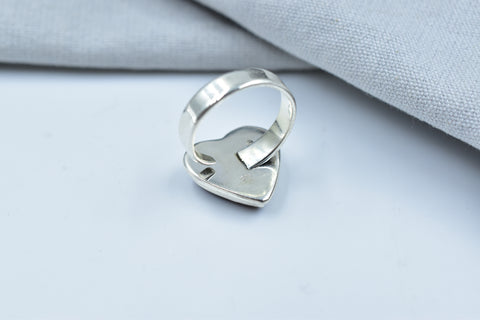 Handmade Aurora Opal 925 Sterling Silver Ring