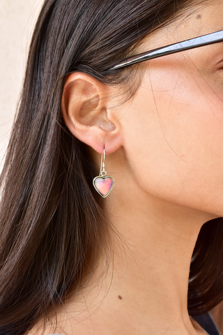 Handmade Aurora Opal 925 Sterling Silver Earring