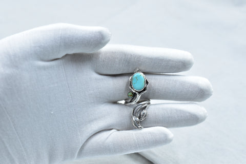 Handmade Turquoise & Sterling Silver Ring