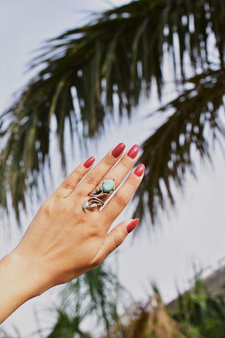 Handmade Turquoise & Sterling Silver Ring