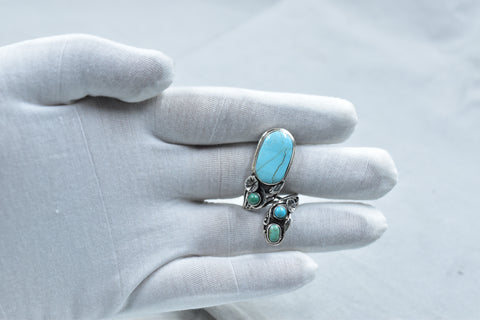 Handmade Turquoise & Sterling Silver Ring