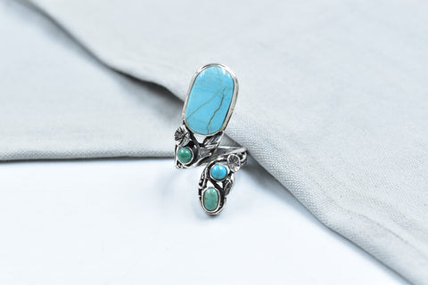 Handmade Turquoise & Sterling Silver Ring