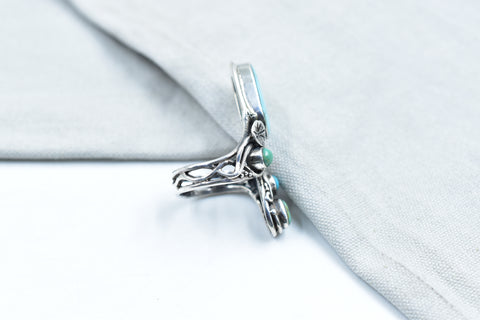 Handmade Turquoise & Sterling Silver Ring