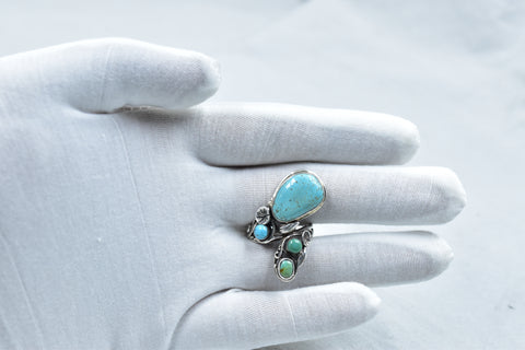 Handmade Turquoise & Sterling Silver Ring