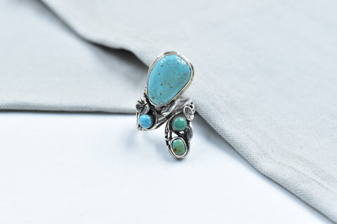 Handmade Turquoise & Sterling Silver Ring