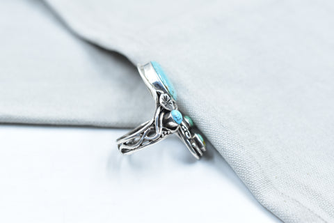 Handmade Turquoise & Sterling Silver Ring