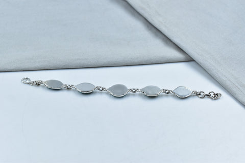 Handmade Blue Ridge Turquoise Sterling Silver Bracelet