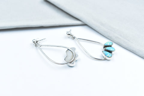 Handmade Balloon Opal 925 Sterling Silver Studs Earring