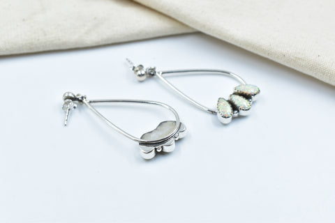 Handmade Balloon Opal 925 Sterling Silver Studs Earring