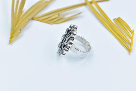 Handmade Cubic Zircon 925 Sterling Silver Ring