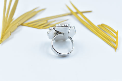 Handmade Cubic Zircon 925 Sterling Silver Ring