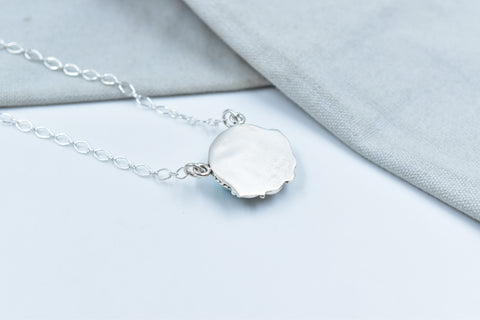 Handmade Mojave Turquoise 925 Sterling Silver Necklace