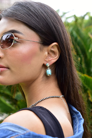 Handmade Cotton Candy Dahlia 925 Sterling Silver Studs