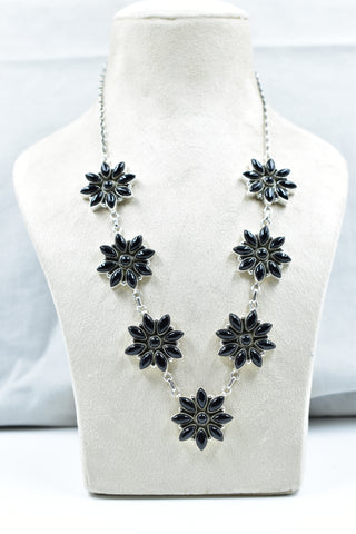 Handmade Black Onyx 925 Sterling Silver Necklace