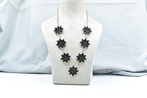 Handmade Black Onyx 925 Sterling Silver Necklace