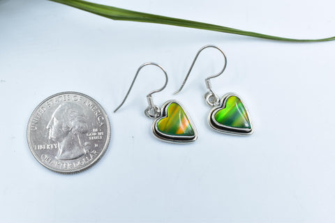 Handmade Aurora Opal & Sterling Silver Dangle Drop Earrings for Women
