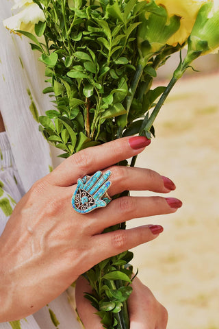 Handmade Aurora Opal & 925 Sterling Silver Ring Size 11.75 US