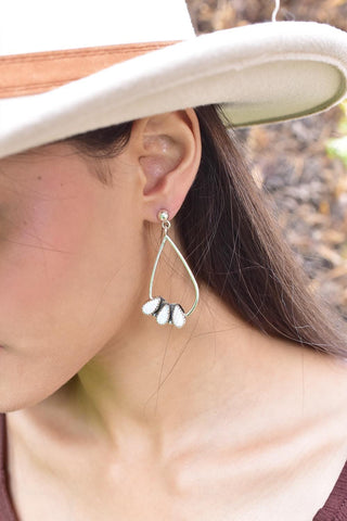 Handmade Balloon Opal & Sterling Silver Post Stud Earrings for Women