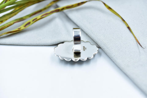 Handmade Golden Hill Turquoise & Sterling Silver Ring Adjustable Ring