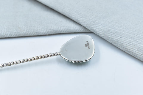 Handmade Kingman Turquoise & Sterling Silver Hair Pin Toothpick Hat Pin, Hair Bun Pin for Woman