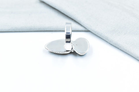 Handmade Number 8 Turquoise & Sterling Silver Adjustable Ring