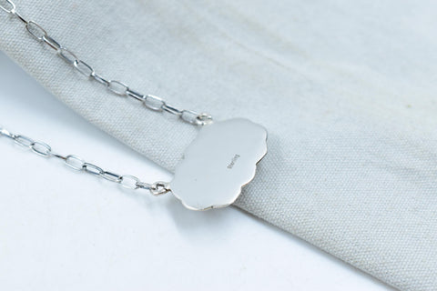 Handmade Wild Horse & Sterling Silver Necklace with 18 inch Adjustable Chain