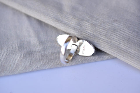 Handmade Royston Turquoise & Sterling Silver Ring Adjustable Ring