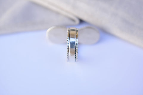 Handmade Wild Horse & Sterling Silver Adjustable Ring