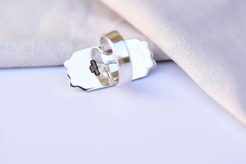 Handmade Blue Moon Turquoise & Sterling Silver Adjustable Ring